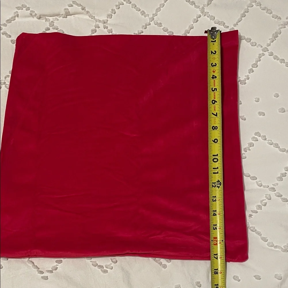 MIULEE Red Velvet Pillow Covers new set of 2